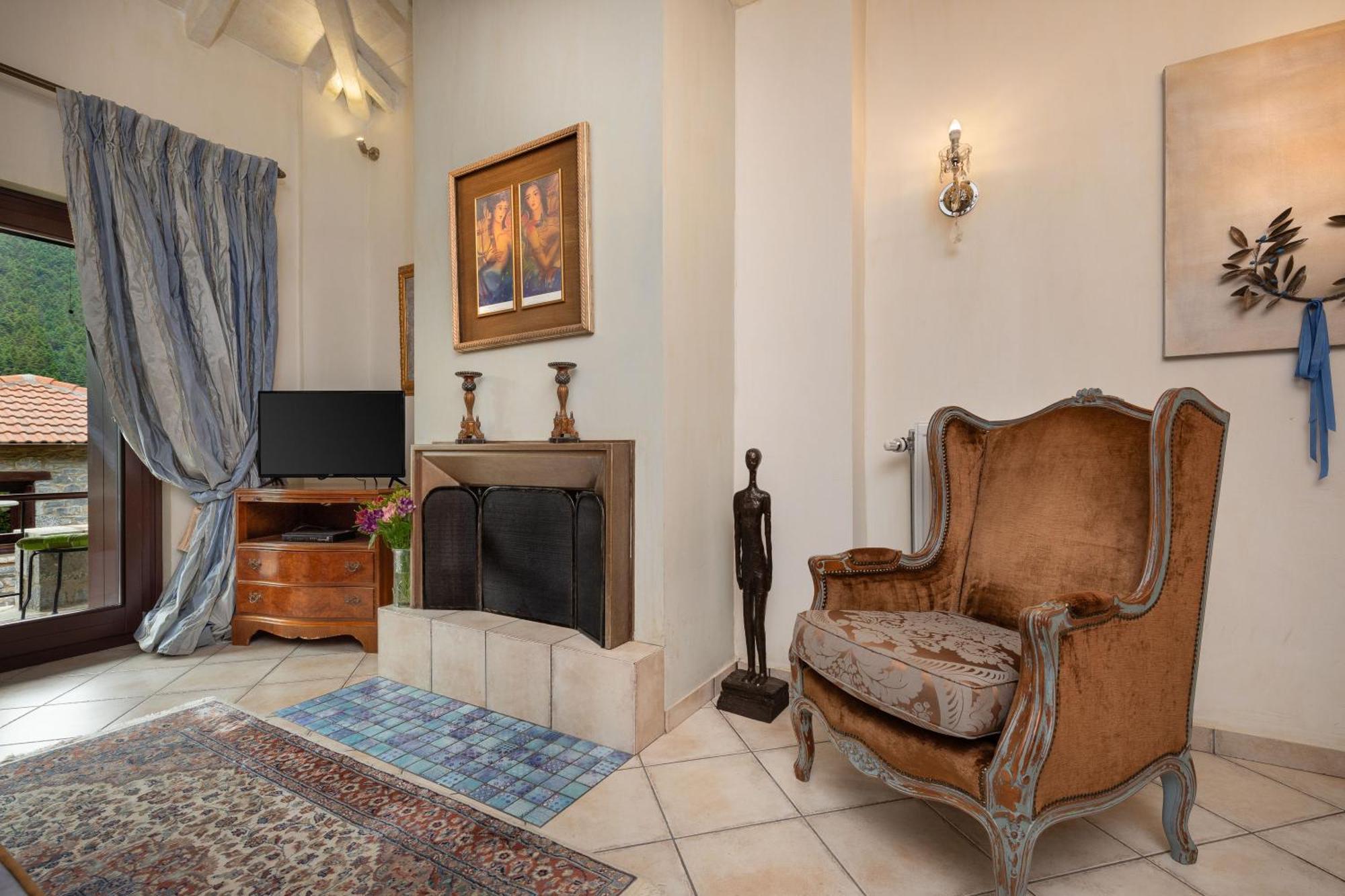 Ostra Menalon Luxury Suites Kardharás 客房 照片